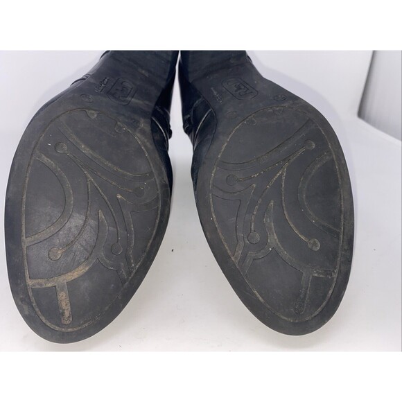 Remonte Dorndorf Boots Womens 37 US 6.5 Black Leather Short Inside Zip Career - Picture 11 of 12